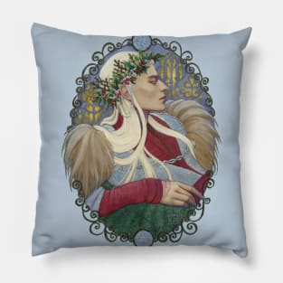 Elvenking in Winter Pillow