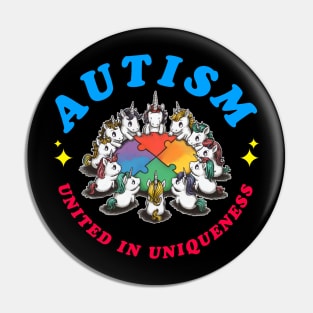 Autism Unicorn Pin