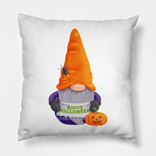 Happy Halloween Gnome Pillow