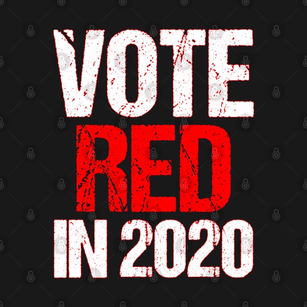 Election 2020 Vote Red Republican USA Presidential Gift by lateefo