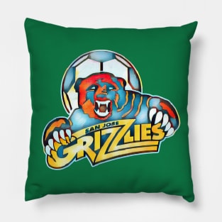 San Jose Grizzlies Soccer Pillow