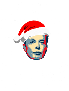 Merry Christmusk Christmas Parody Magnet