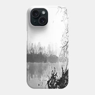 river forest landscape Phone Case