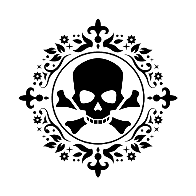 Skull and Crossbones by richardsimpsonart