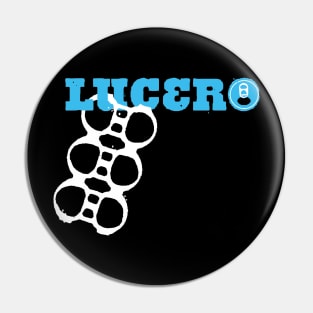 Lucero Band Logo Blue Can Pin