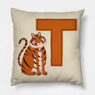 T is for Tiger Pillow