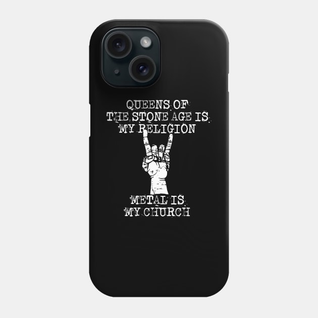 qosa my religion Phone Case by Grandpa Zeus Art