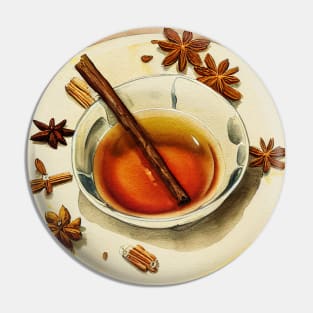 Cinnamon Tea Autumn Pin