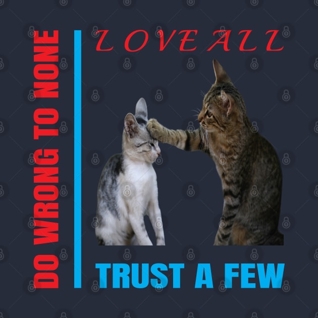 Love All Trust A Few Cute Design by Eagle Funny Cool Designs