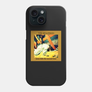 Stations of the Cross -  Via Crucis #7 of 15 Phone Case