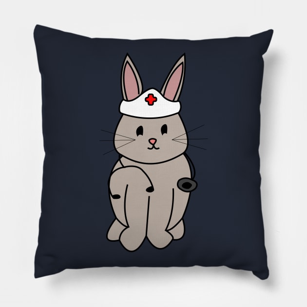 Nurse Rabbit Pillow by Viaful