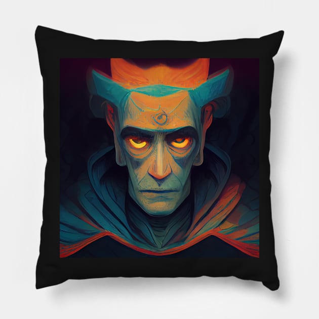 Sorcerer | Comics Style Pillow by ComicsFactory