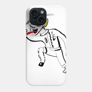 Krampus full bodymas Phone Case