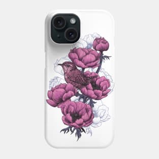 Wren bouquet Phone Case