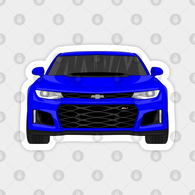 CAMARO BLUE Magnet by VENZ0LIC