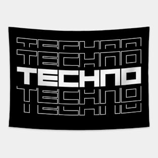 Techno Logo Tapestry