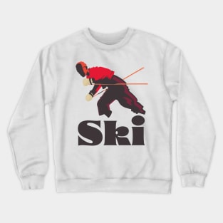 Vintage Ski Outfit 80s 90s - Retro Sports Crewneck Sweatshirt