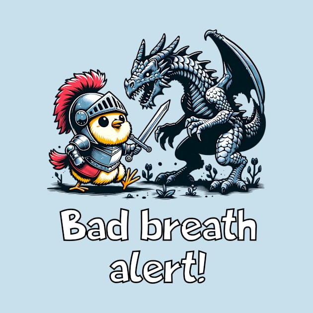 Chick Knight vs. Dragon: "Bad Breath Alert!" | Funny by Critter Chaos