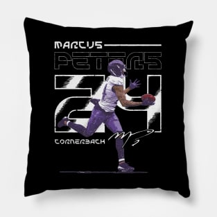 Marcus Peters Baltimore Number Pillow