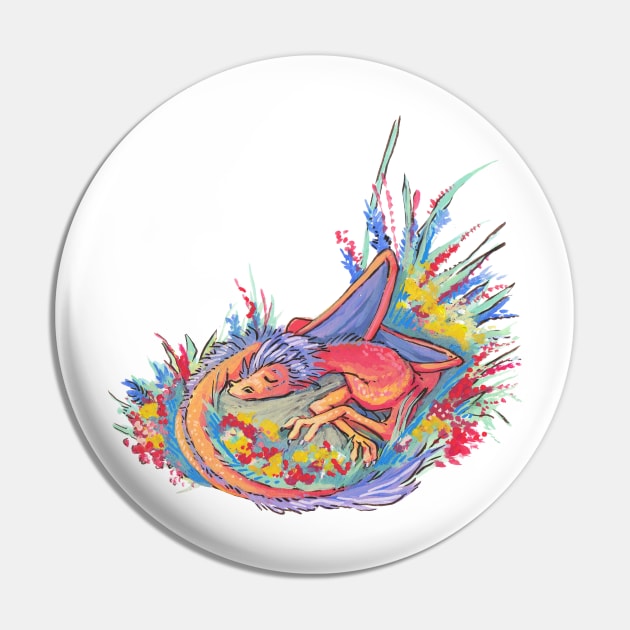 Sleeping Dragon Pin by iisjah