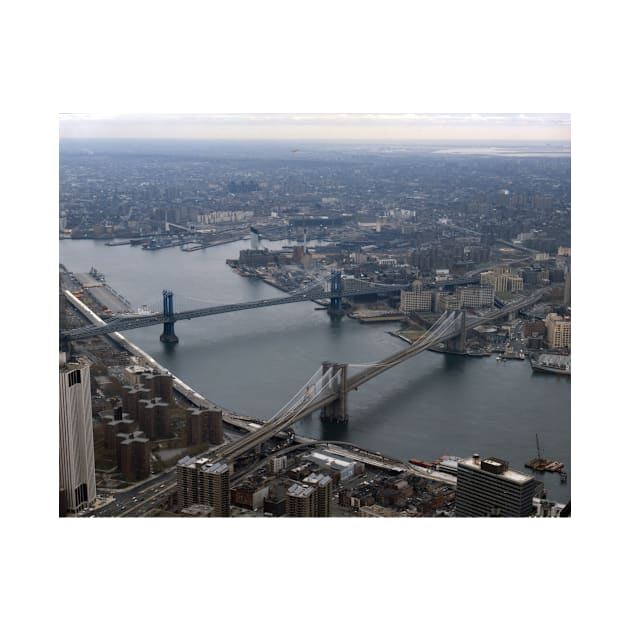 Brooklyn and Manhattan Bridge Photograph by Bravuramedia