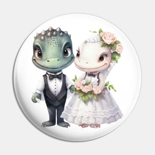 Crocodile Couple Gets Married Pin