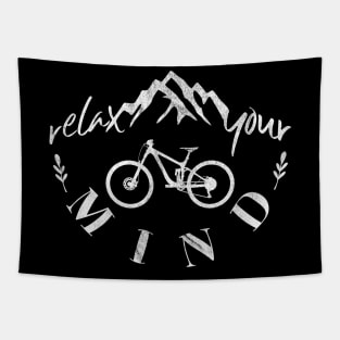 mountain bike mtb gift cycling biker cyclist bicycle Tapestry