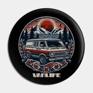 Vintage Vanlife Pin