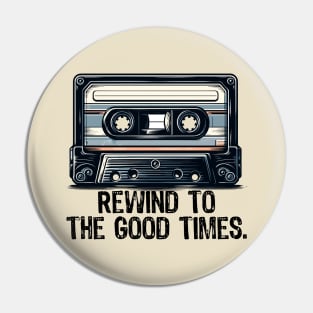 Cassette Tape Vintage Classic Retro Pin