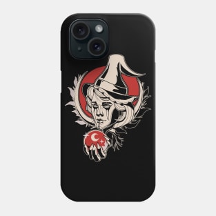 Witch With Smudged Eyeliner Phone Case