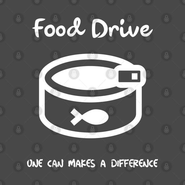 Food drive - One can makes a difference by All About Nerds