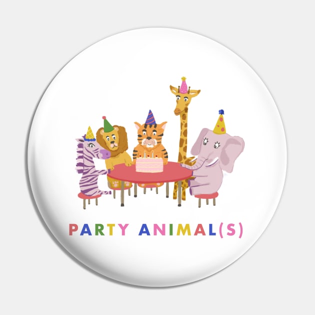Party Animals - safari zoo animals birthday party pun Pin by alfrescotree