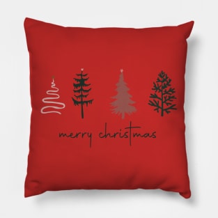 Christmas tree merry Christmas Pillow