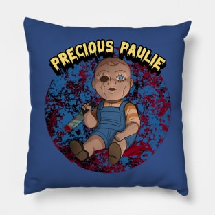 Precious Paulie Graphic Pillow