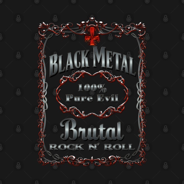 BLACK METAL WHISKEY LABEL by shethemastercovets