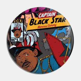 Captain Black Star Pin