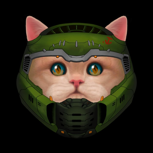 Doom cat by Cooltist