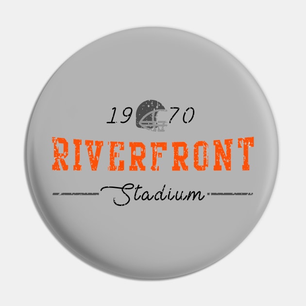 Riverfront Stadium Pin by HomePlateCreative
