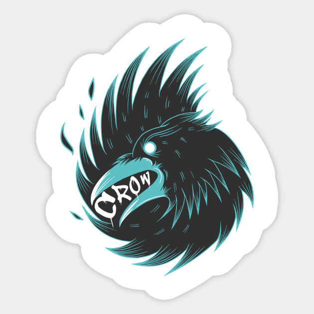 Eating Crow Crow Sticker Teepublic