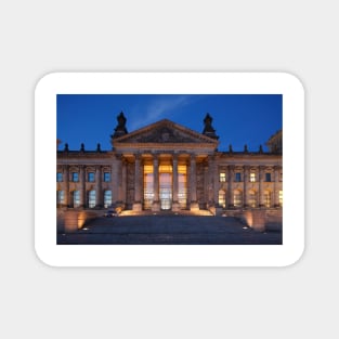 Reichstag building at dusk, Berlin, Germany Magnet