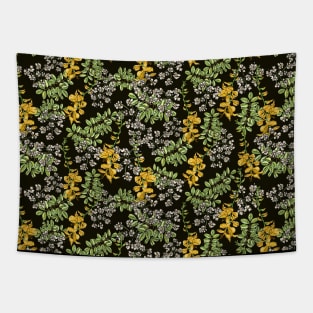 Florence wildflowers- black Tapestry