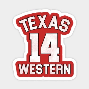 Texas Western Joe Hill Glory Road Movie Basketball Jersey Magnet