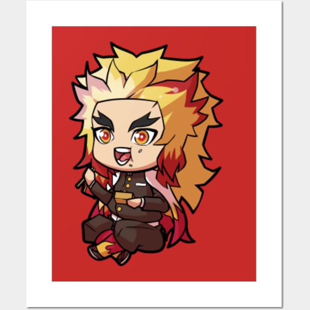 Chibi Rengoku - Demon Slayer - Demon Slayer - Posters and Art ...