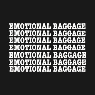 Emotional baggage minimal pattern T-Shirt