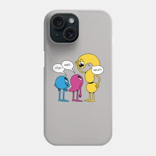 Stop Wait What Grammar Phone Case