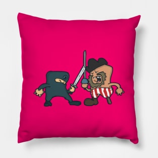 Pirate vs Ninja Pillow