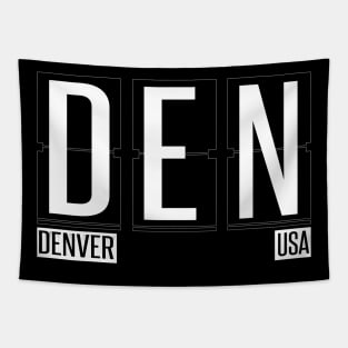 DEN - Denver Colorado Souvenir or Gift Shirt Apparel Tapestry