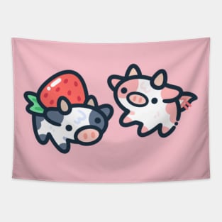Strawberry Cows Tapestry