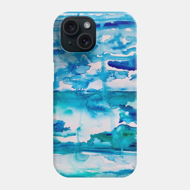 Cabo Beach Mexico Watercolor #2 Phone Case by ANoelleJay