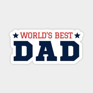 World's Best Dad Father's Day T-Shirt Magnet